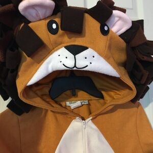 Youth Large Wooly Lion Halloween Costume Size Large
